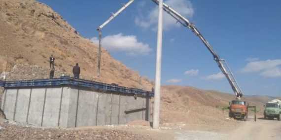 تکمیل احداث مخزن ۲۵۰ مترمکعبی روستای کلهرود شاهین شهر