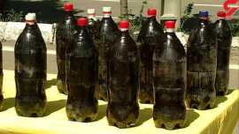 جاساز تریاک در ۸۲ بطری آب در خوروبیابانک