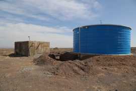 با هدف تامین کمبود آب شرب و حذف آبرسانی سیار صورت گرفت؛ نصب و تجهیز 3 مخزن جدید آب در 3 روستای شهرستان اردستان