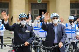 شهردار اصفهان : پلیس های اصفهان پا به رکاب دوچرخه شدند