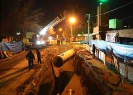 اتمام عملیات بازسازی خط انتقال فاضلاب خیابان شهیدان کاظمی